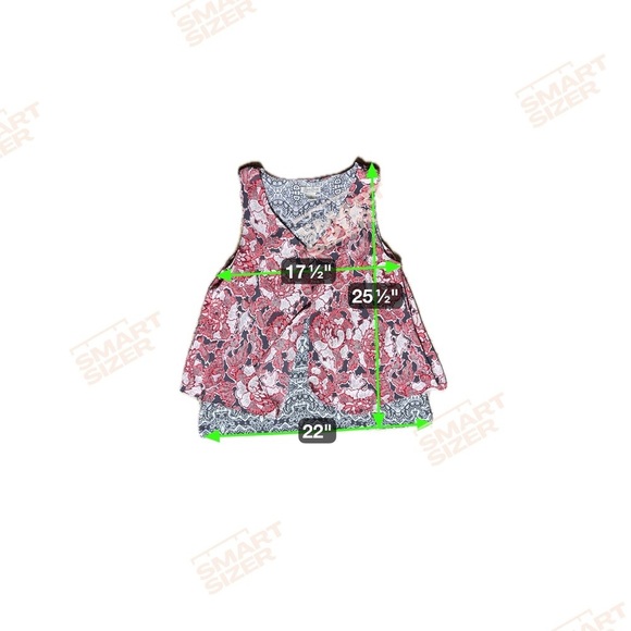 Lucky Brand Smocked Tank Size Small - Picture 5 of 9